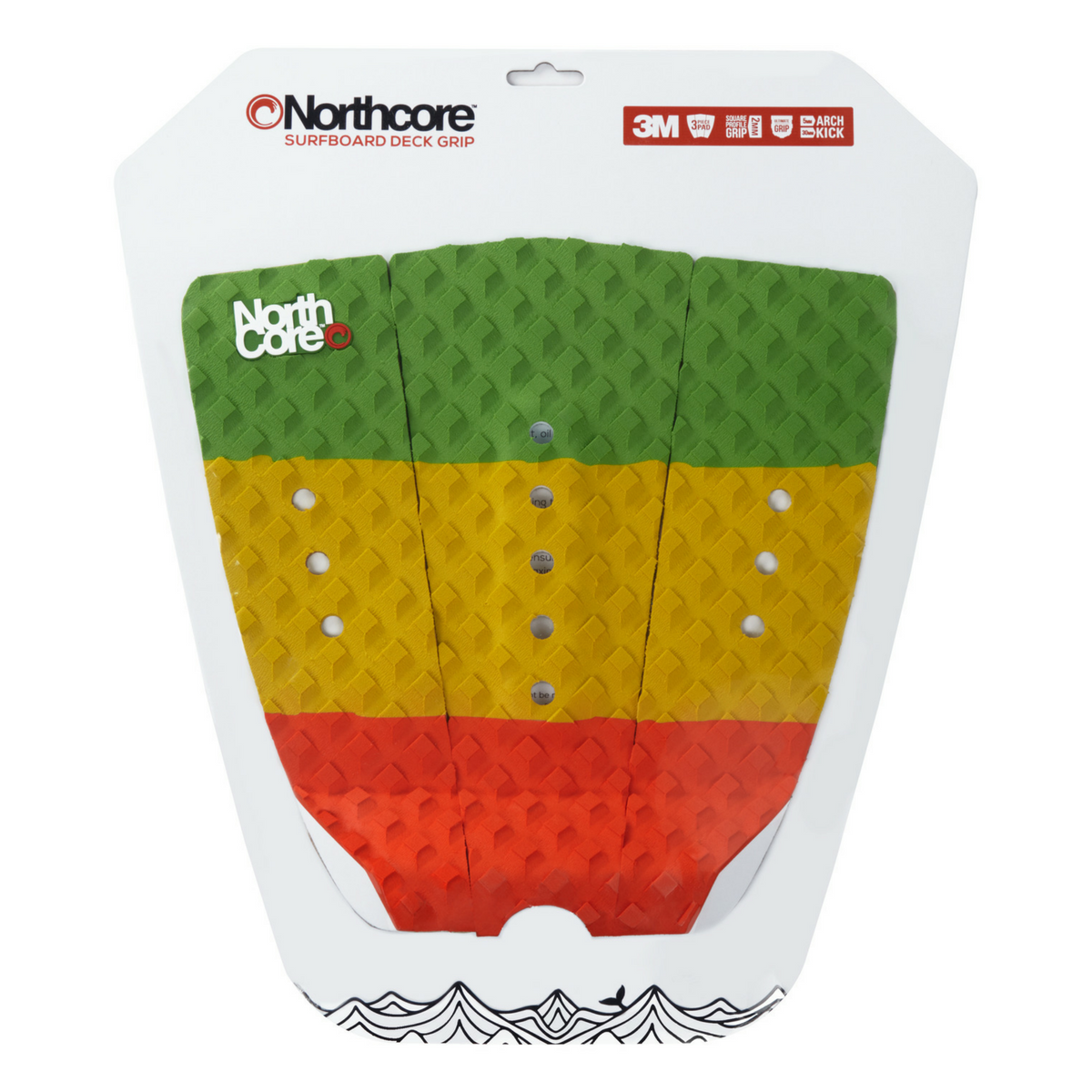 Grip Pad surf Nortchore Rasta